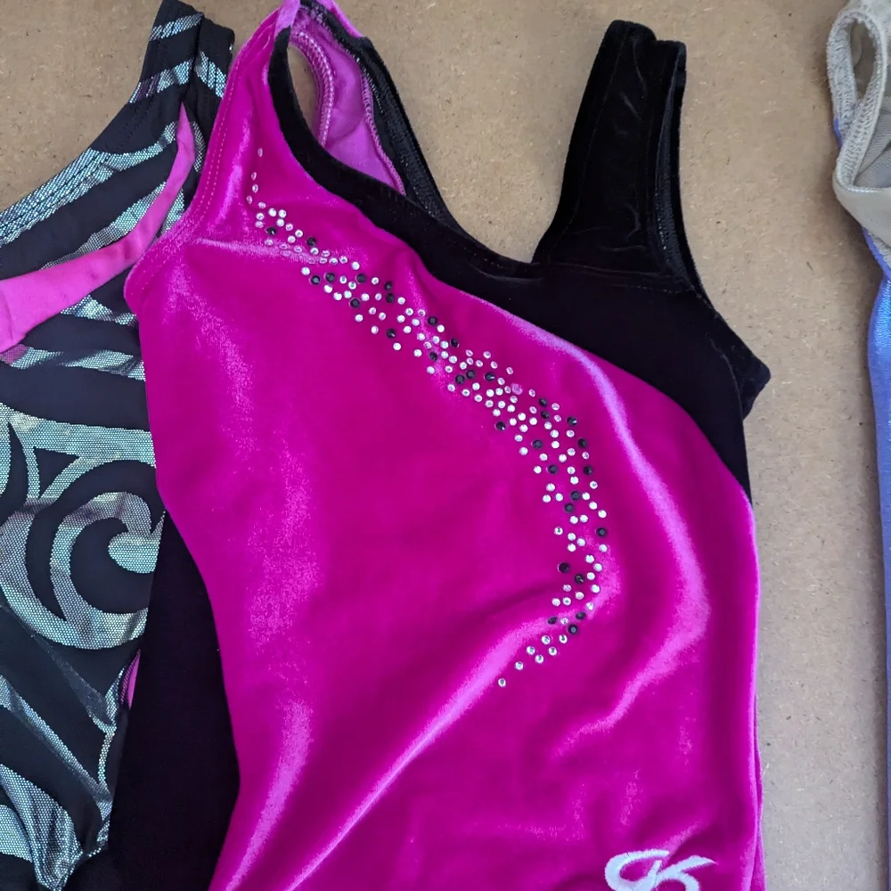 GK Elite Gymnastics Leotards CS Small 4 huge lot - Picture 6 of 7